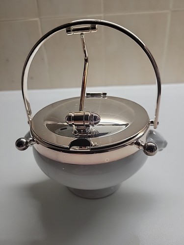 Antique porcelain sugar bowl - porcelain,
