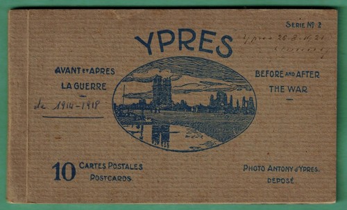 Ypres carnet 10 cartes - ypres,
