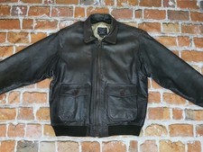 Avirex USA G1 Vintage Pilotes Veste 1944 Volonté Rogers Field Taille:XL Tip Top