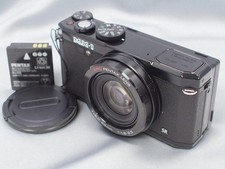 Pentax MX-1 12.0MP CMOS Compact Digital Camera Classic Black w/Battery Charger