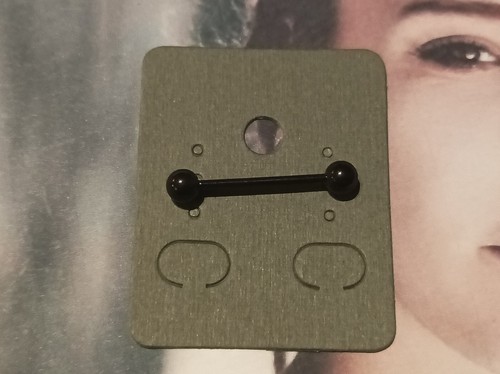 Piercing barre droite langue - droite,