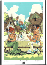 MEYNET - HOMMAGE A  ASTERIX de UDERZO (bb) (SERIGRAPHIE N°/Signée) NEUF