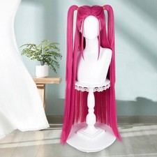 Perruque de cosplay rose