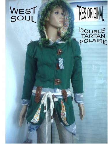 Manteau original capuche - ,