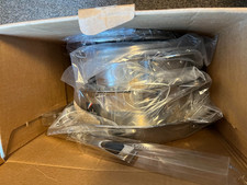 Cristel Casteline Removable Handle 7 Piece Stainless Steel Cookware Set ST7CAKP