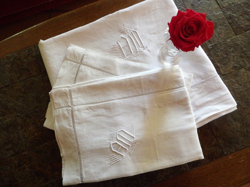 Ancienne parure drap - ancienne,