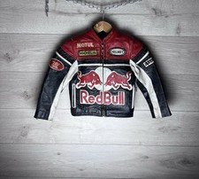 Vintage kid's moto jacket Red Bull size xs