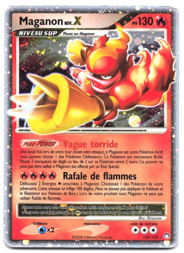 Carte pokémon maganon - carte,