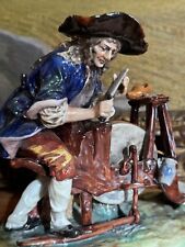 Capodimonte & A Knife Sharpening Remover & Porcelain & Old Craft