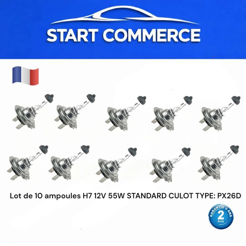 Lot ampoules halogène - lot, 10