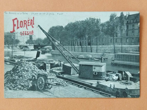 Cpa paris berges seine - paris,