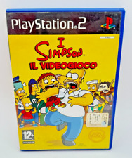 Les Simpson Le Jeu Vidéo PS2 Sony Playstation 2 PAL ITA Jeu Usagé COMPLET