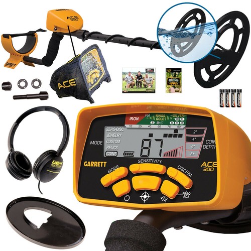 Garrett ace 300 metal detector - ace,