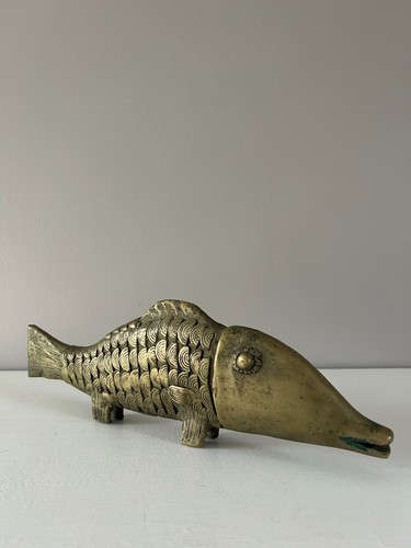 Poisson stylisé bronze - poisson, –