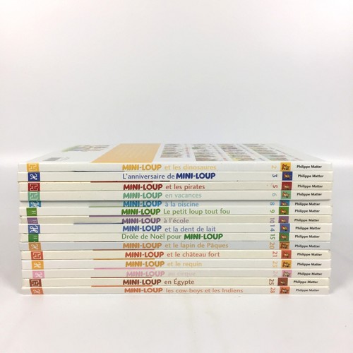 Mini loup lot livres - mini,