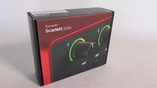 Focusrite Scarlett Solo 4th Gen USB Audio Interface original box cable included