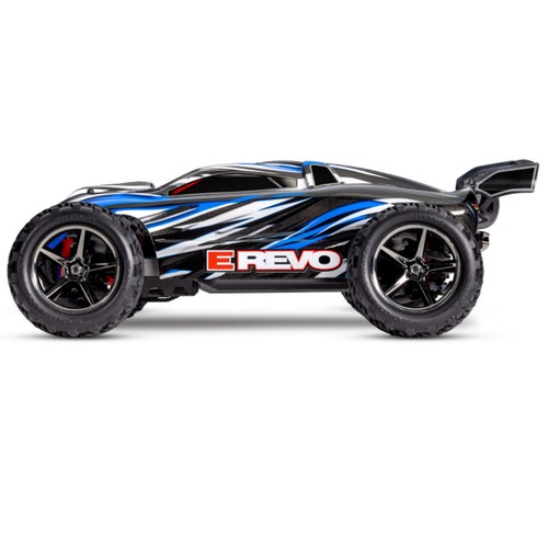 Traxxas revo 4x4 bleu - e-revo, 1/16