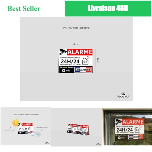 Stickers alarme vidéo - stickers,