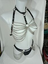 Harnais Bondage tenue sexy BDSM cosplay érotique Domina Hot 