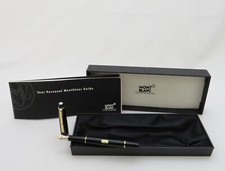 MONTBLANC MEISTERSTUCK GOLD-COATED CLASSIC PEN 14 KT BOX & PAPERS LIST €645