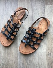 Tropezienne sandales shoes 38 flat Black