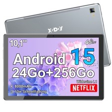 2025 Nouvelle Tablette Android 15 24Go RAM+256Go 8000mAh 10,1" 4G LTE 8Core WlFl