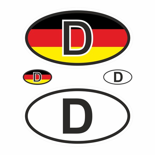 Autocollant plaque - de,