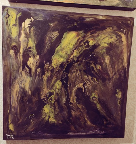 Tableau peinture toile 60x60 - tableau,