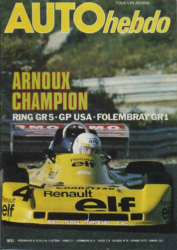 Auto hebdo 10 1977 - n°83, 06/10/