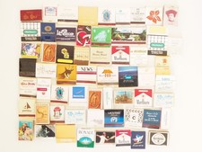 Lot 59 boîtes d'allumettes années 70-80 Hôtels Polynésie, marques cigarettes N