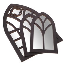  3 Pcs Faux Miroir De Fenêtre