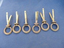 6 petits anneaux laiton