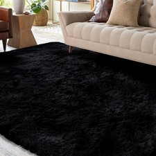 Tapis Salon 80x160 Shaggy Tapis Chambre Adulte Doux Moelleux Moderne Grand Ta...