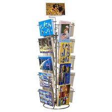 GERSO Présentoir de cartes postales pour comtoir 18 motifs 130x180mm