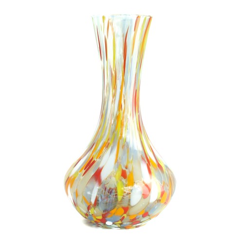 Murano vase verre jaune - en,
