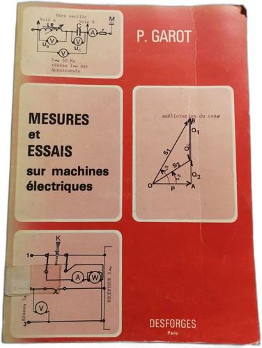 Mesures essais sur machines - et,