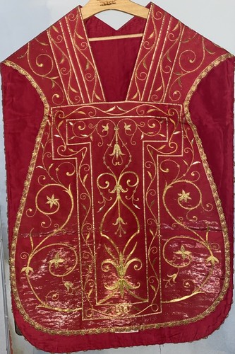 Chasuble lamé soie - chasuble,