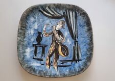 Quimper plate unique piece Yves-Alain PLEUVEN (1929-2015) said YOUEN