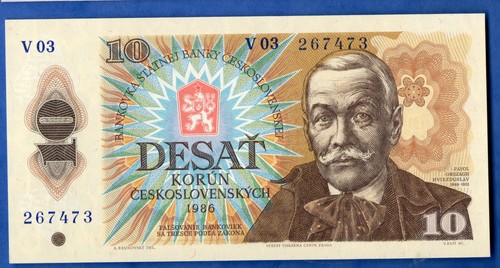 Tchécoslovaquie korun 1986 - tchécoslovaquie, 10