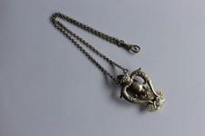 Castelaine Hook or Keyboard Silver Folk Art Jewelry (37178)