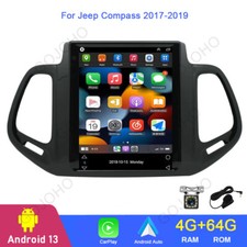9.7" Android 13 Car Radio Stereo For Jeep Compass 2017-2019 Carplay GPS Navi 64G