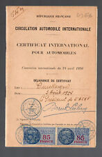 Dunkerque   permis de conduire international 1954   P43676