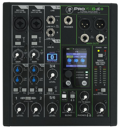 Mackie profx6v3 channel - mackie, profx6v3+