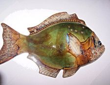 Poisson -Fish Mural en Grès