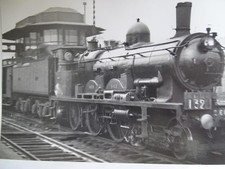 carte photo -CPA train locomotive  vapeur Nord à identifier R.Perret - ref 274