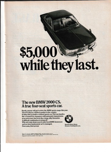 Original 1966 bmw 2000 - bmw,