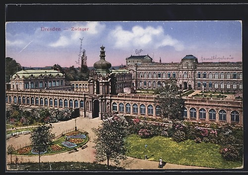 Carte postale dresde - carte,