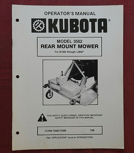 Kubota l2550 l2850 b7200 b9200 - l2550,