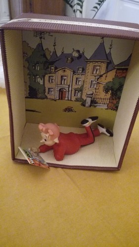 Figurine spirou allongé - spirou,