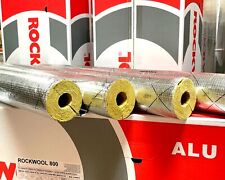 Rockwool RS800 Coquilles En Laine De Roche Aluminium 1 M = 1 Pièce